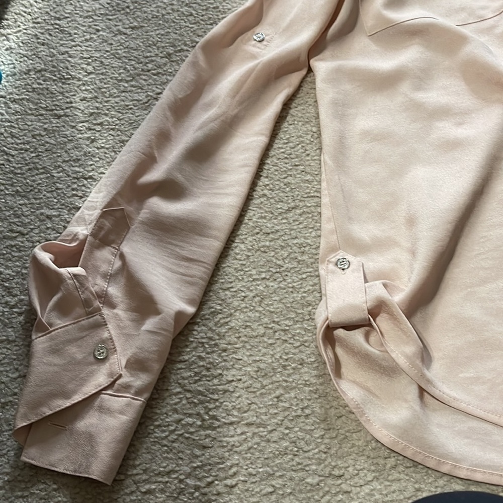 Calvin Klein button down blouse - Picture 3 of 9